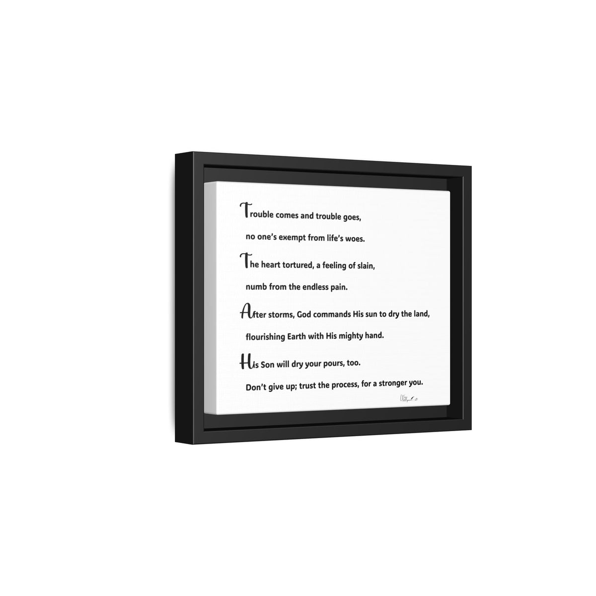 Matte Canvas, Framed (Multi-color)