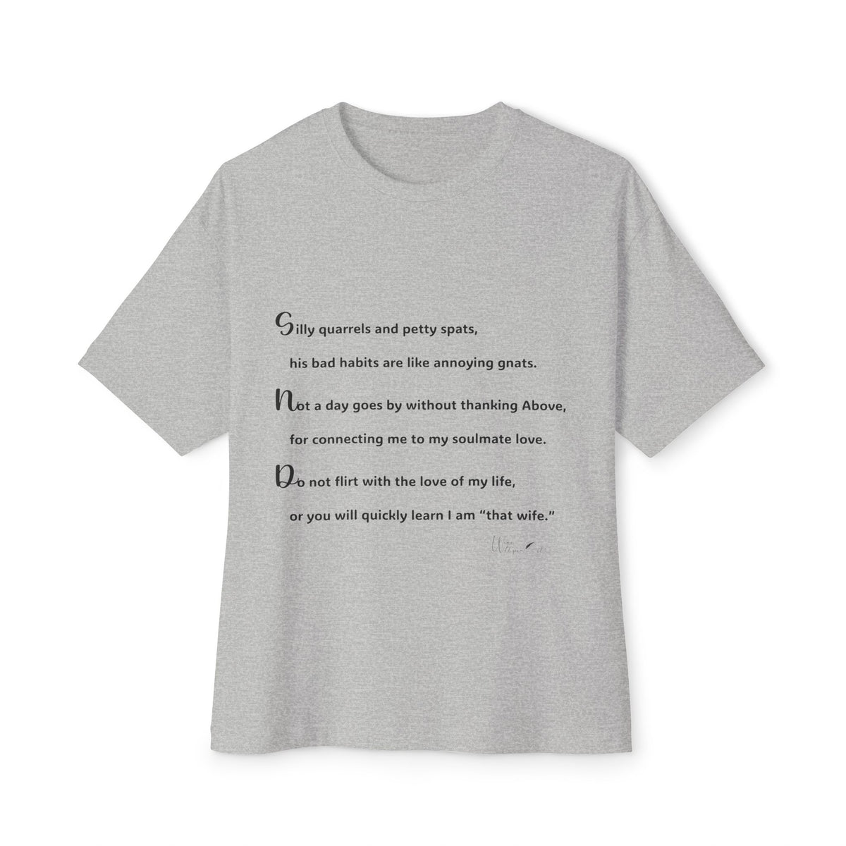 Unisex Oversized Boxy Tee