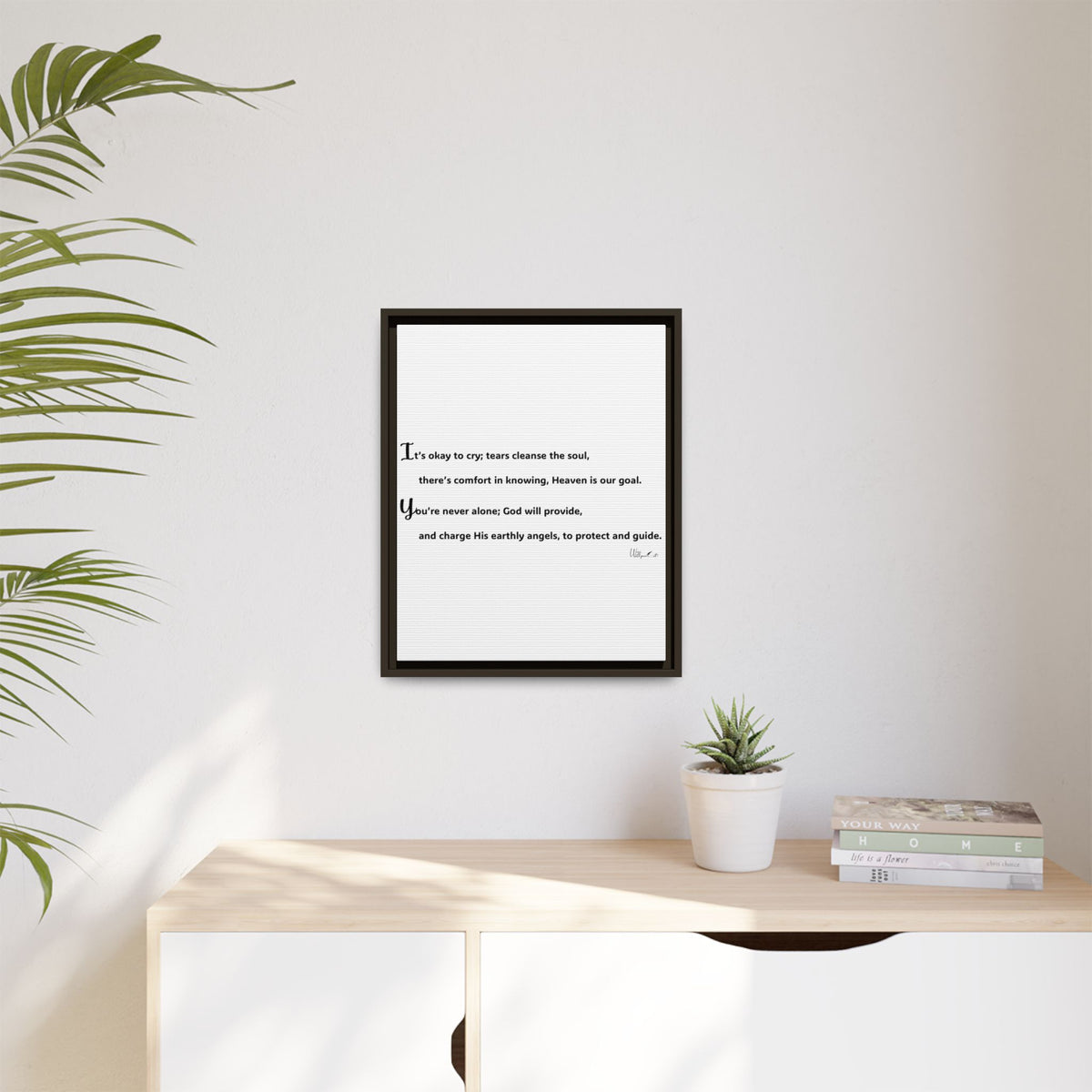 Matte Canvas, Framed (Multi-color)