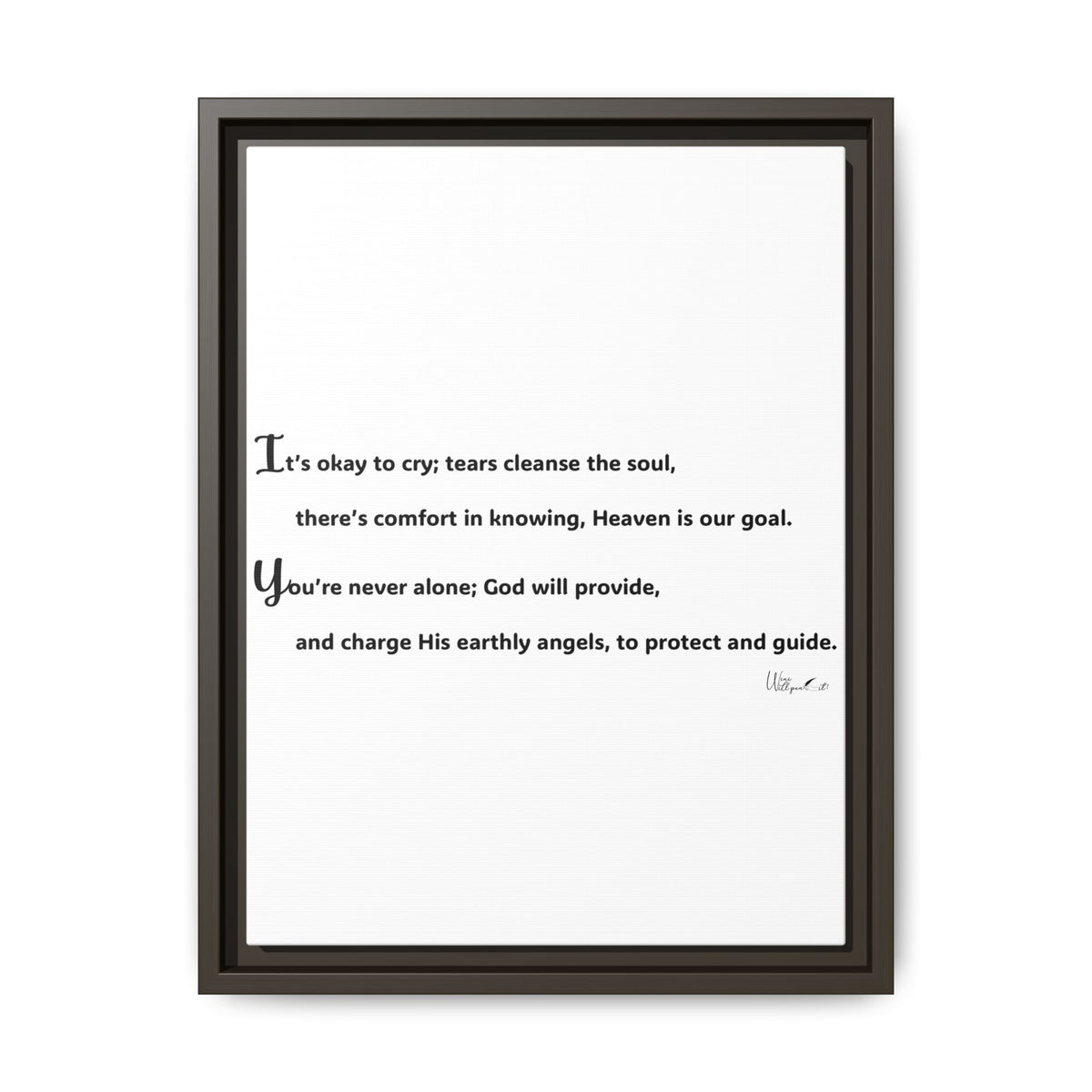 Matte Canvas, Framed (Multi-color)