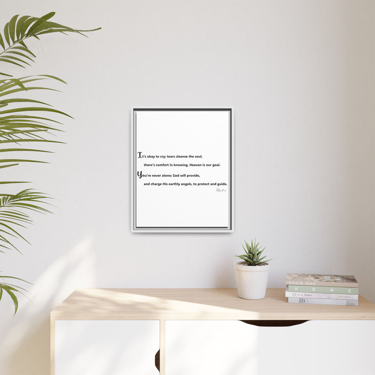 Matte Canvas, Framed (Multi-color)