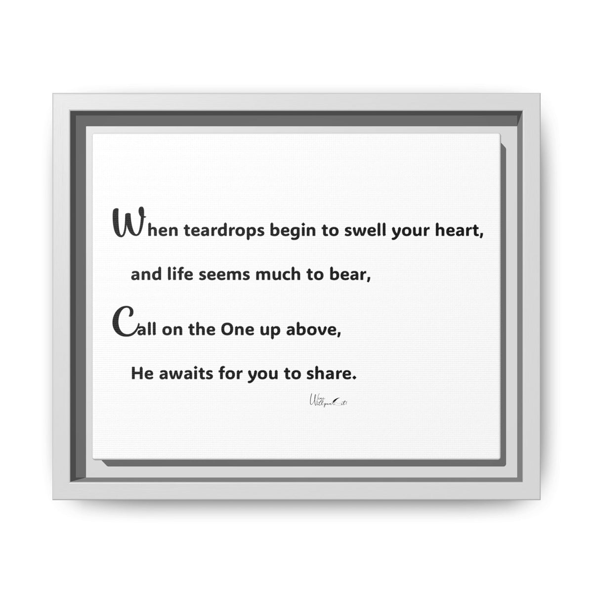Matte Canvas, Framed (Multi-color)