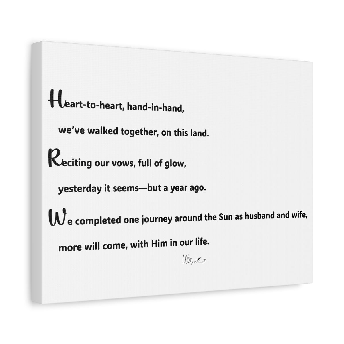 Matte Canvas, Stretched, 1.25"