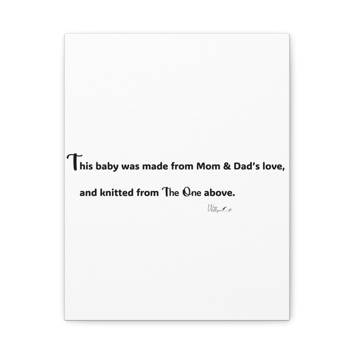 Matte Canvas, Stretched, 1.25"