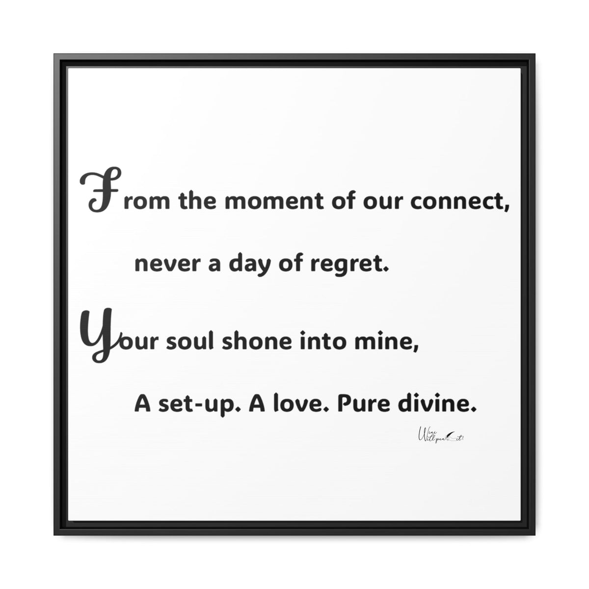 Matte Canvas, Framed (Multi-color)