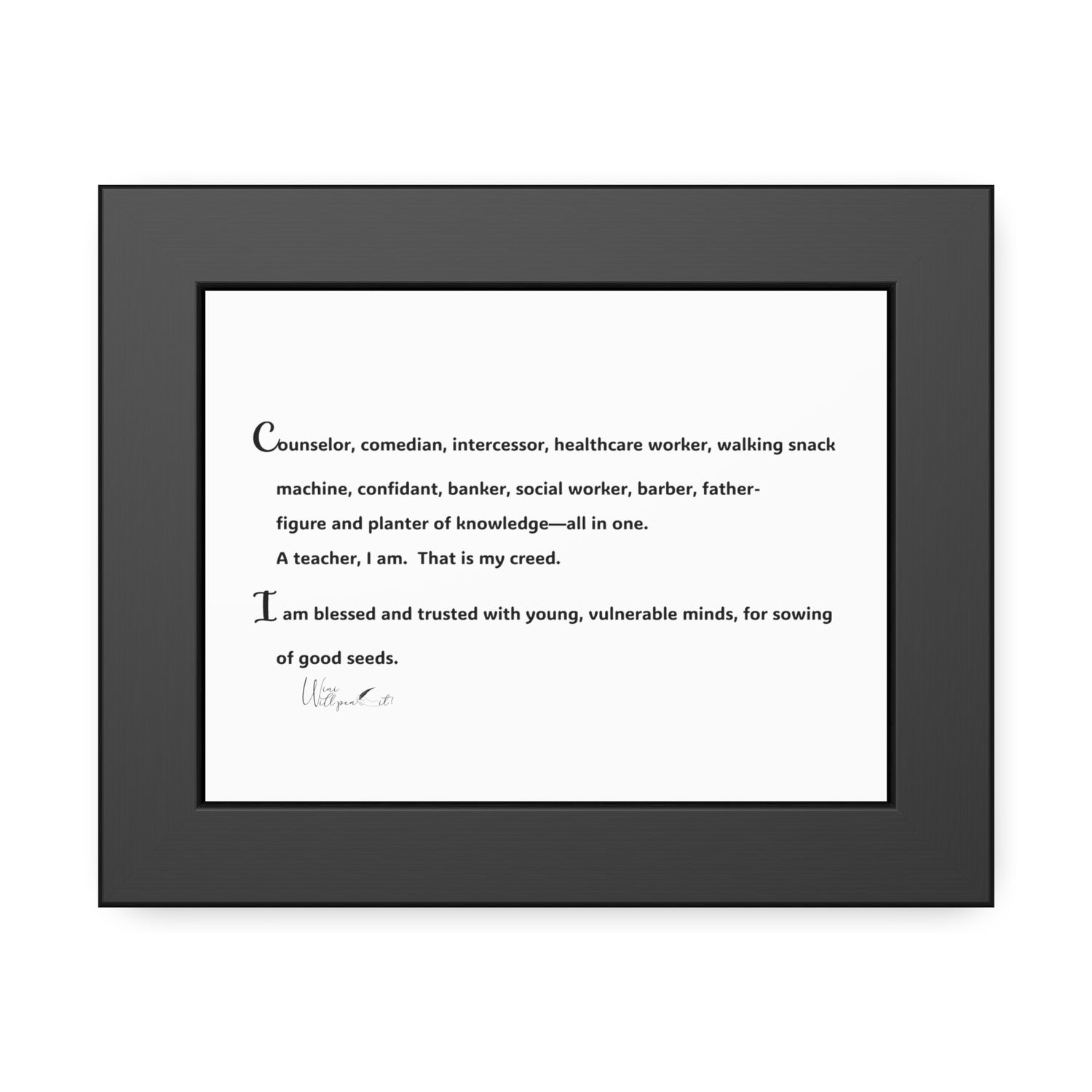 Framed Paper Posters