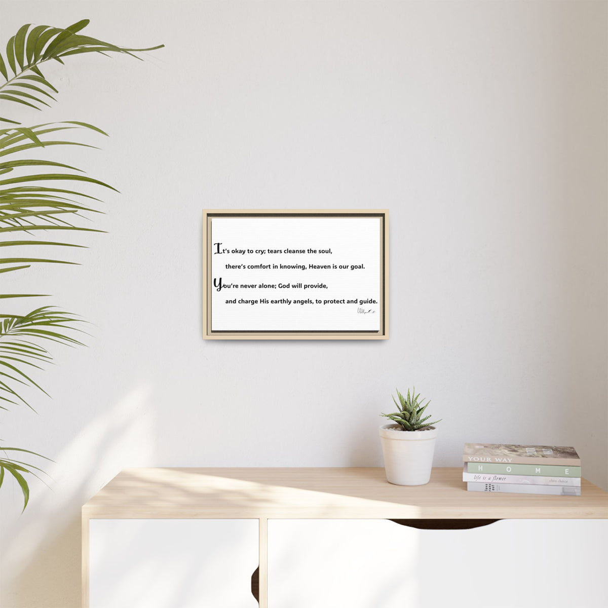 Matte Canvas, Framed (Multi-color)