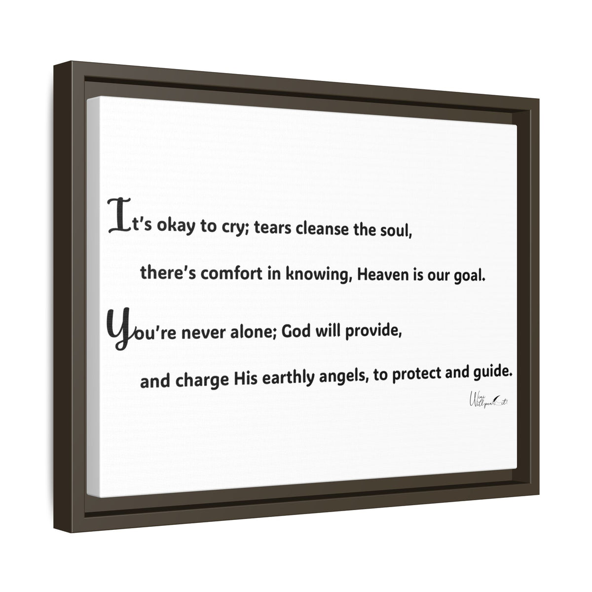 Matte Canvas, Framed (Multi-color)