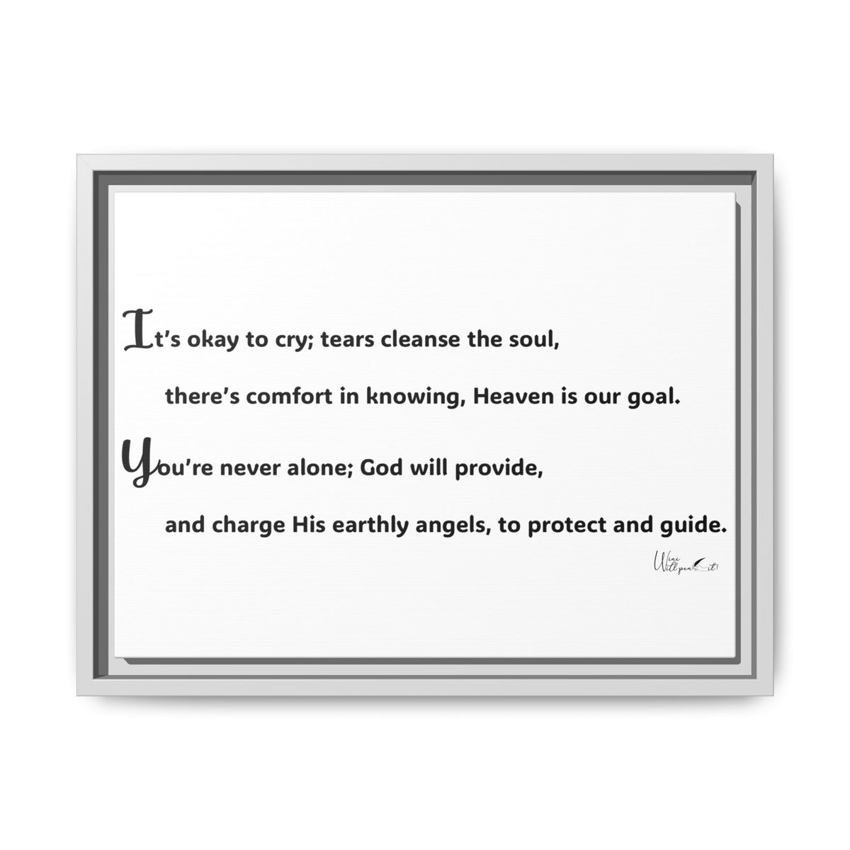 Matte Canvas, Framed (Multi-color)