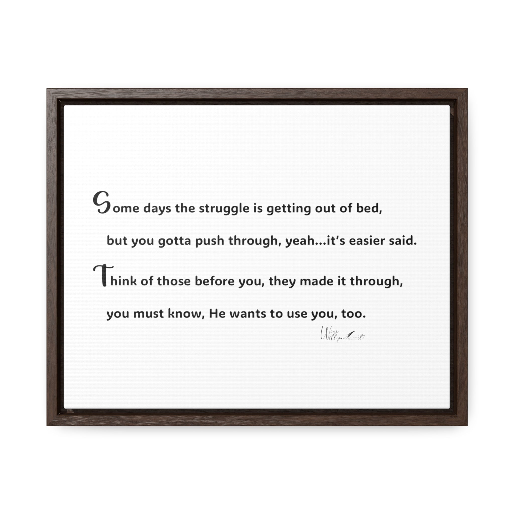 Gallery Canvas Wraps, Horizontal Frame