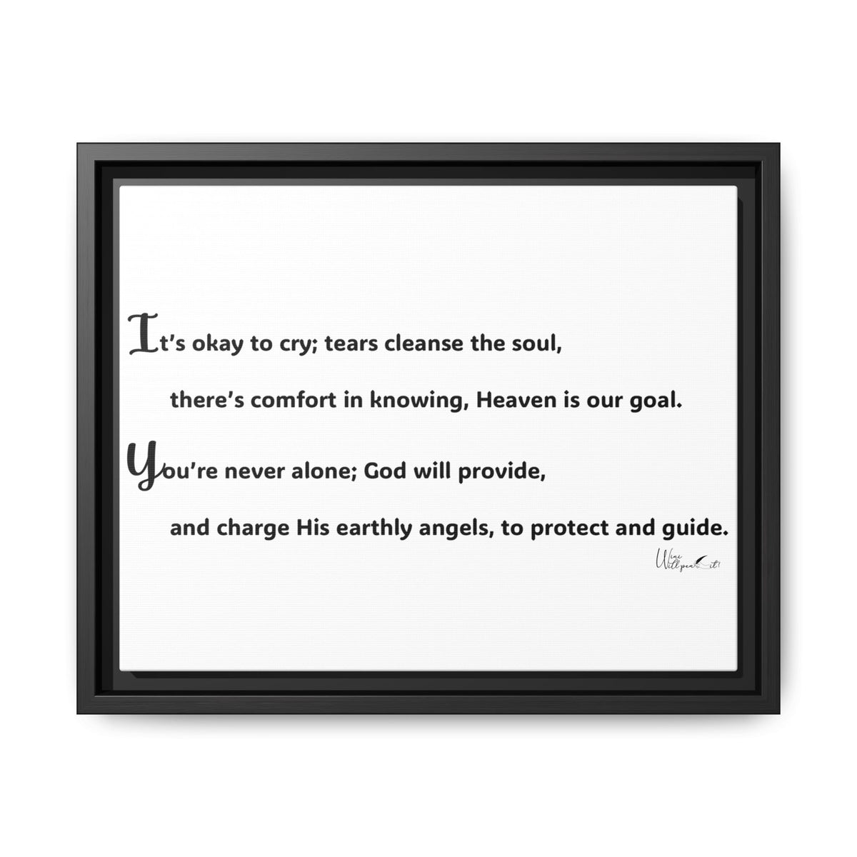 Matte Canvas, Framed (Multi-color)