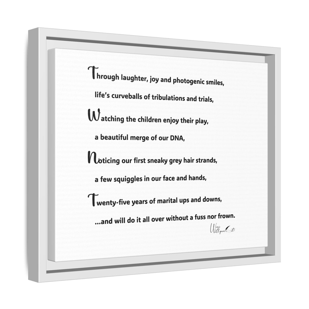 Matte Canvas, Framed (Multi-color)