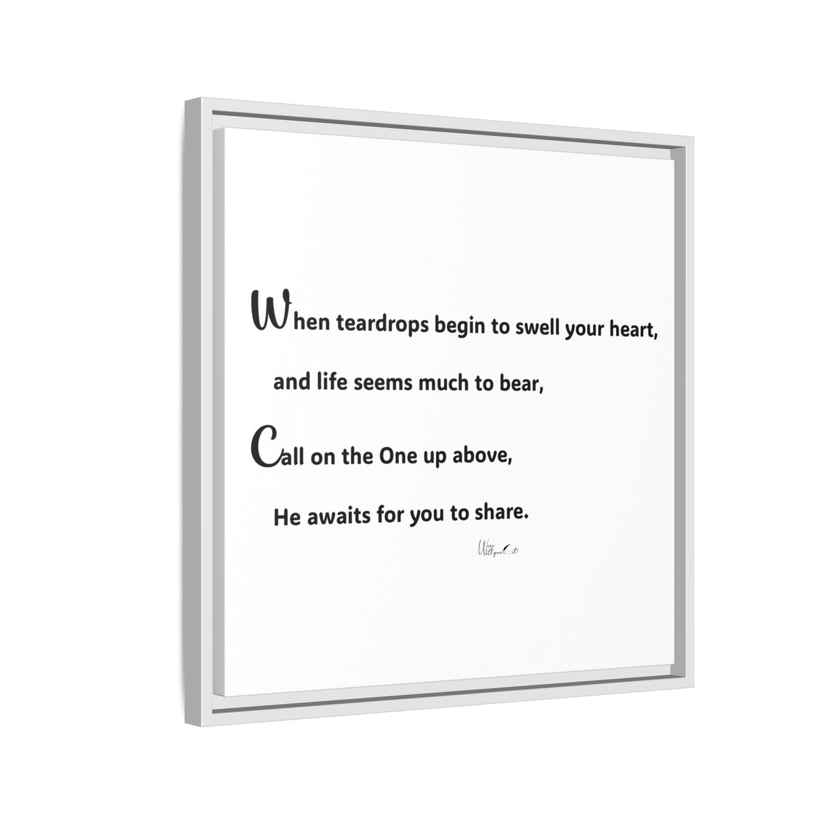 Matte Canvas, Framed (Multi-color)