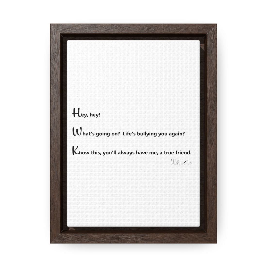 Gallery Canvas Wraps, Vertical Frame