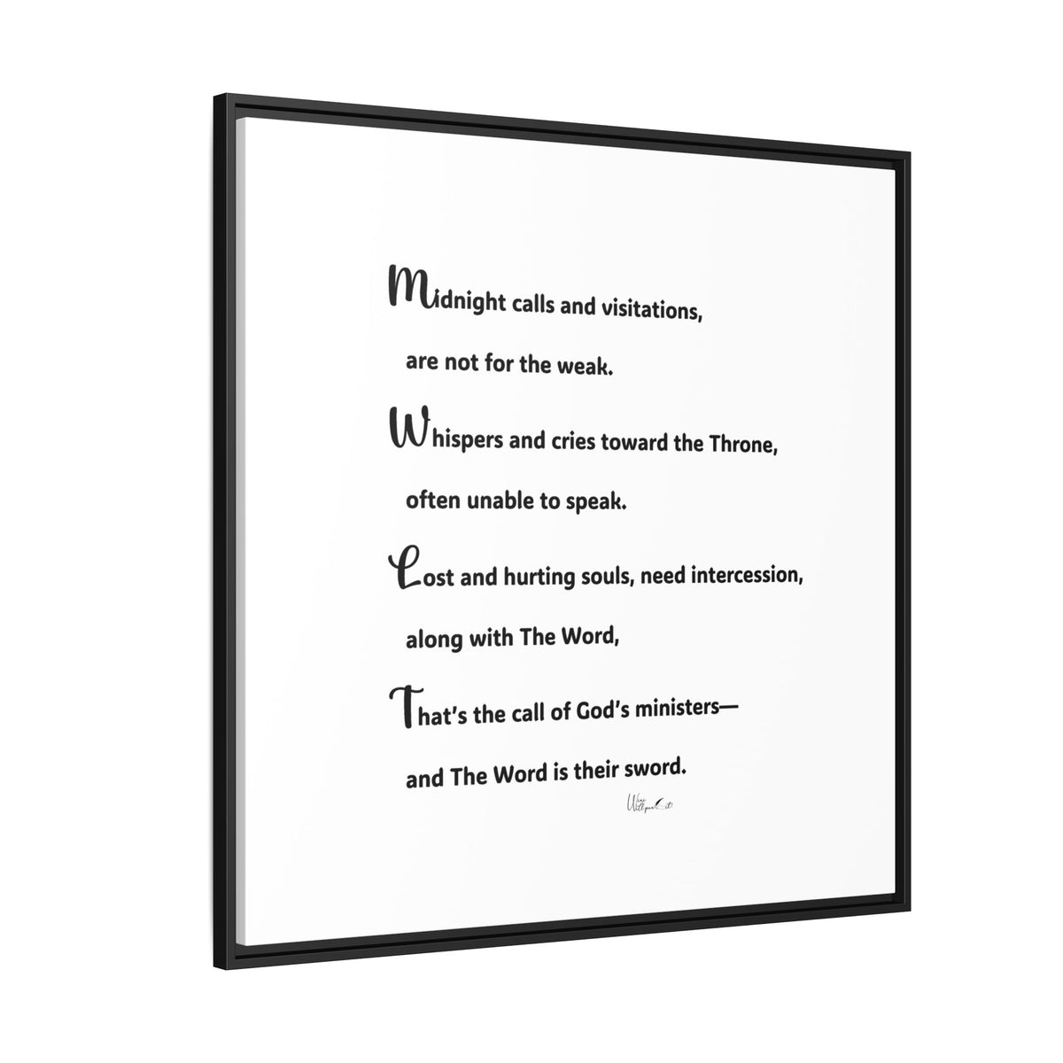 Matte Canvas, Framed (Multi-color)