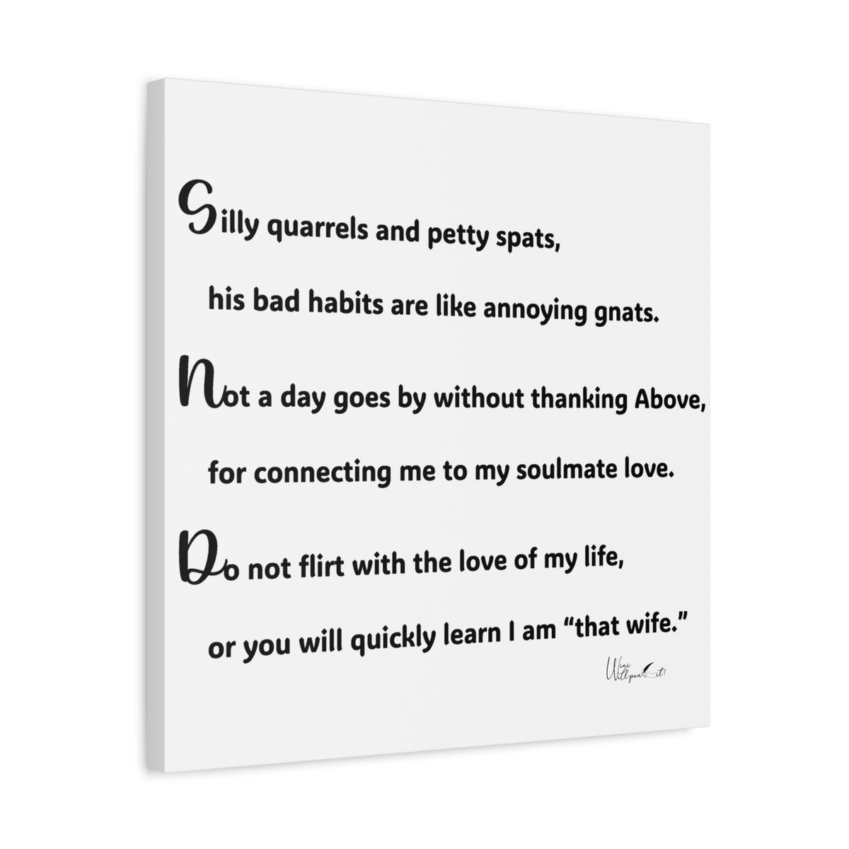 Matte Canvas, Stretched, 1.25"