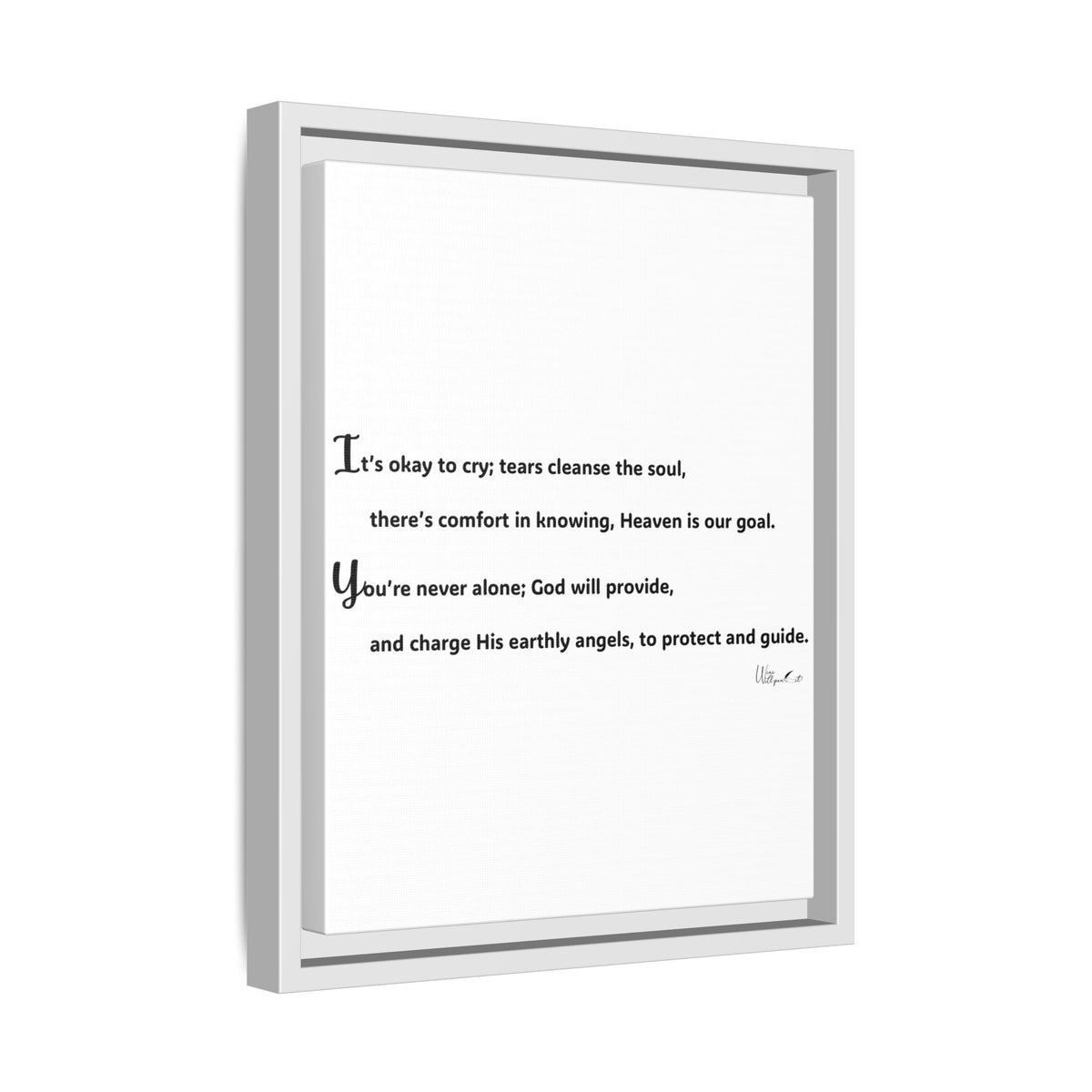 Matte Canvas, Framed (Multi-color)