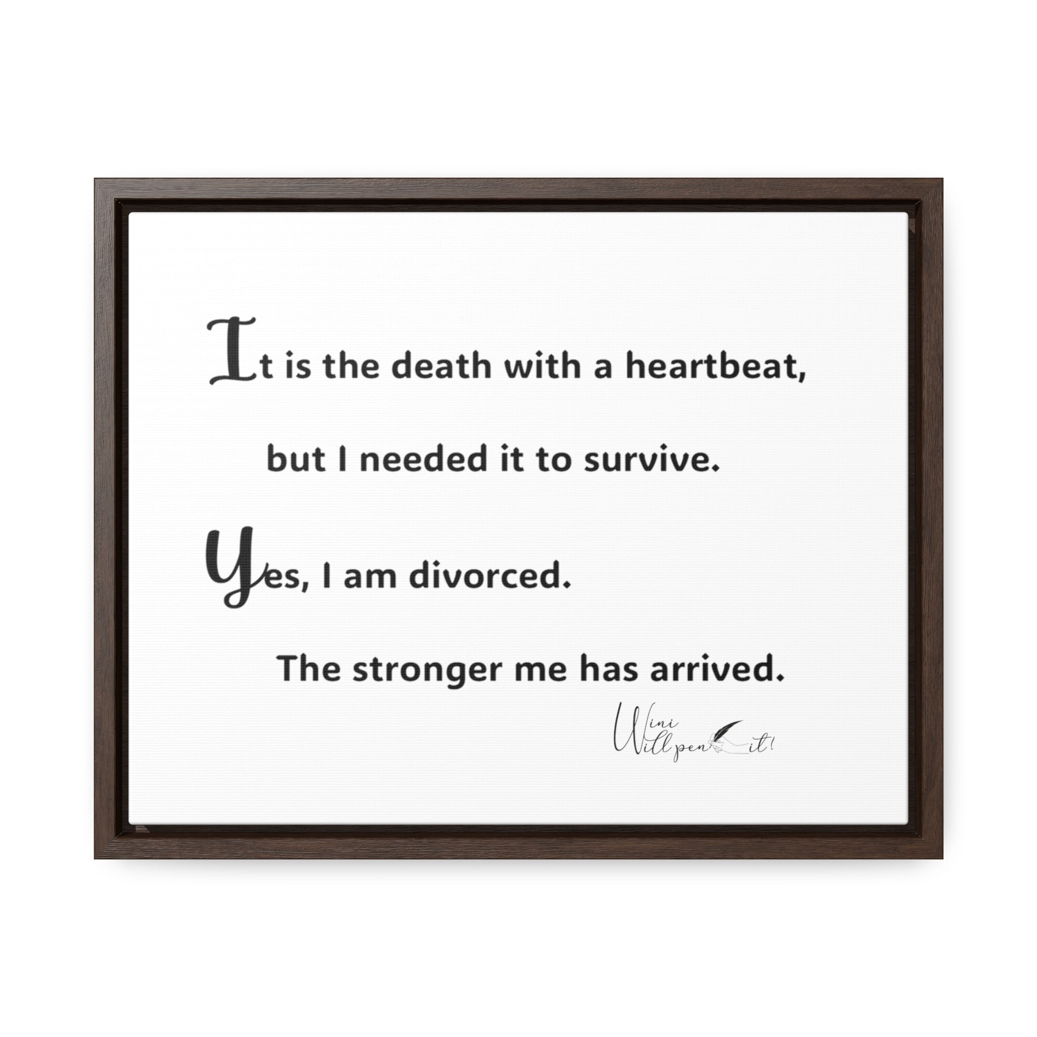 Gallery Canvas Wraps, Horizontal Frame