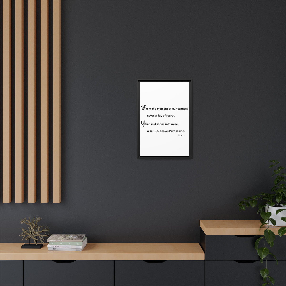Matte Canvas, Framed (Multi-color)