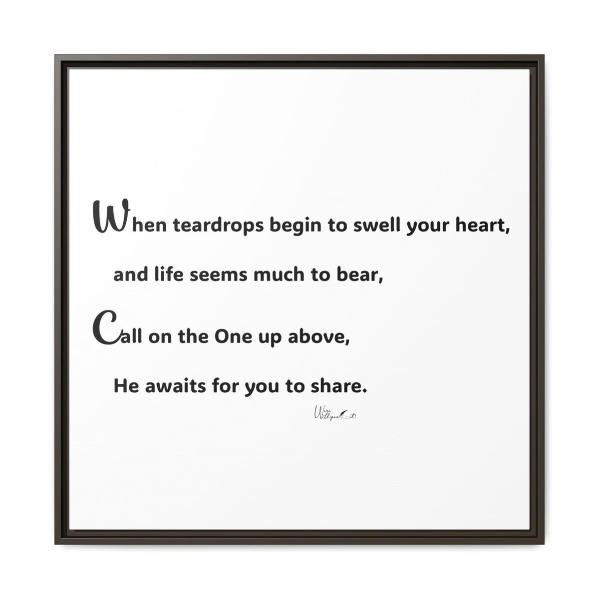 Matte Canvas, Framed (Multi-color)