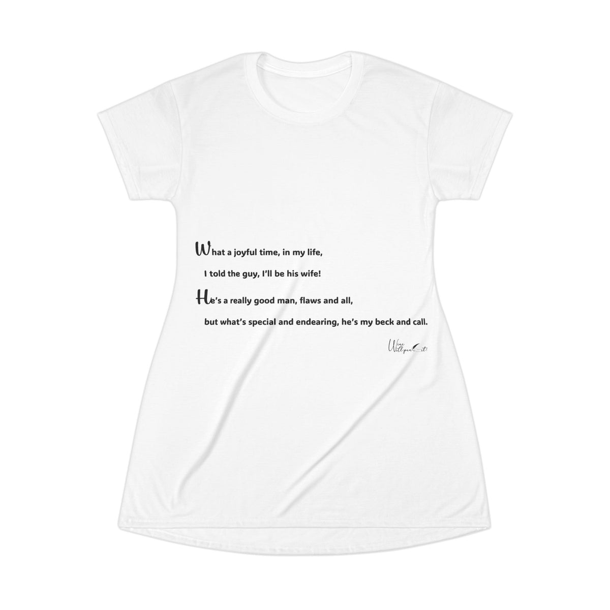 T-Shirt Dress (AOP)