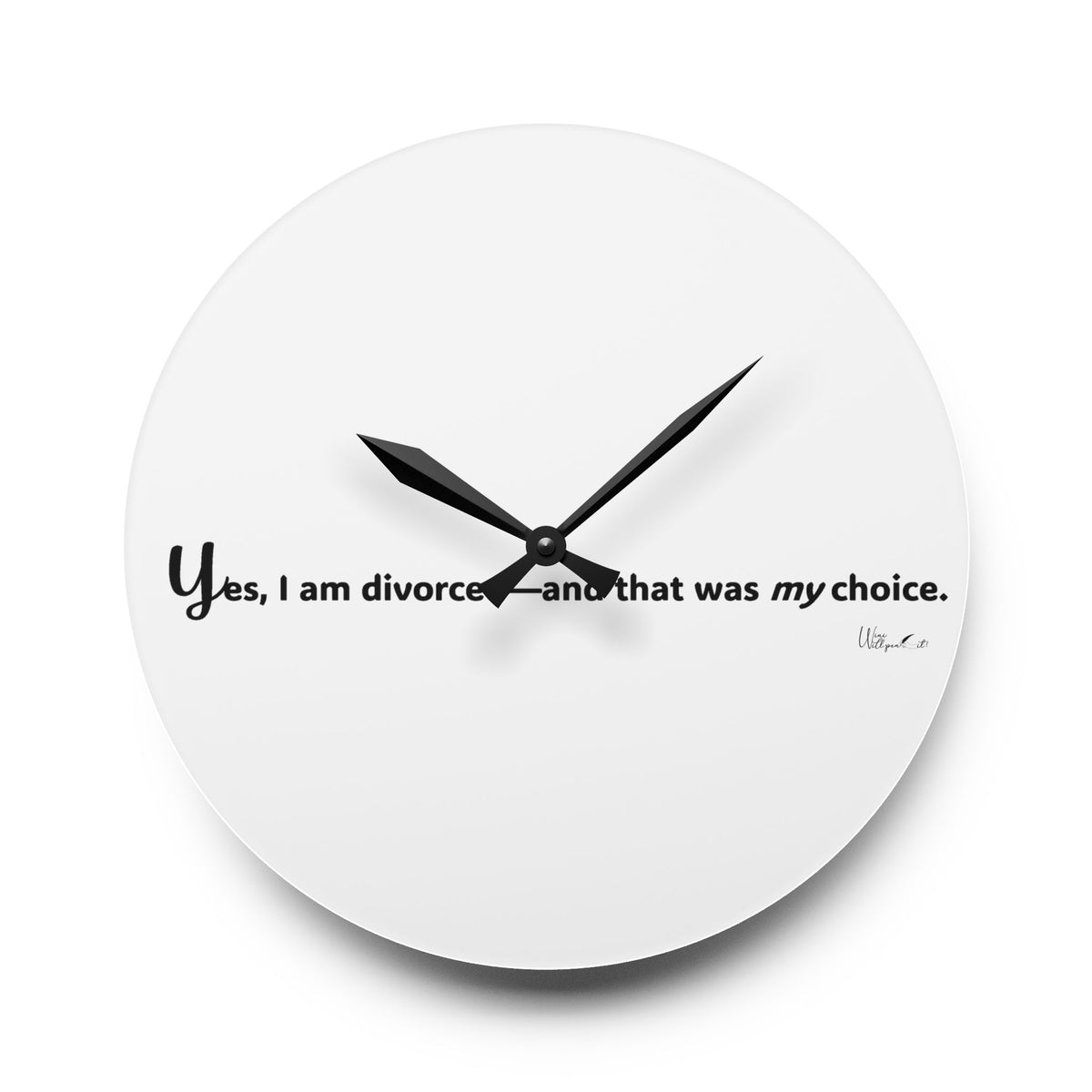 Acrylic Wall Clock
