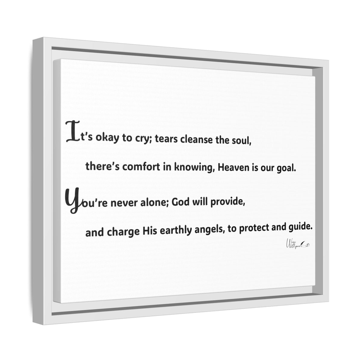Matte Canvas, Framed (Multi-color)