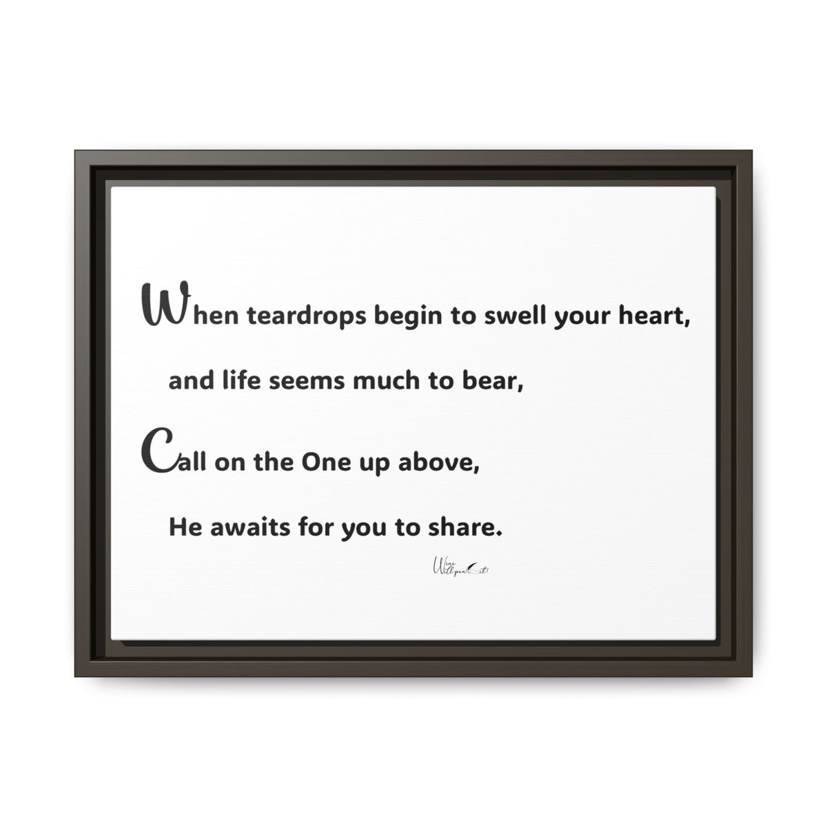 Matte Canvas, Framed (Multi-color)