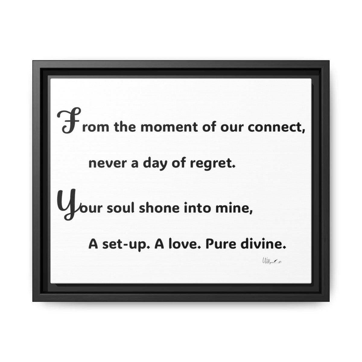 Matte Canvas, Framed (Multi-color)