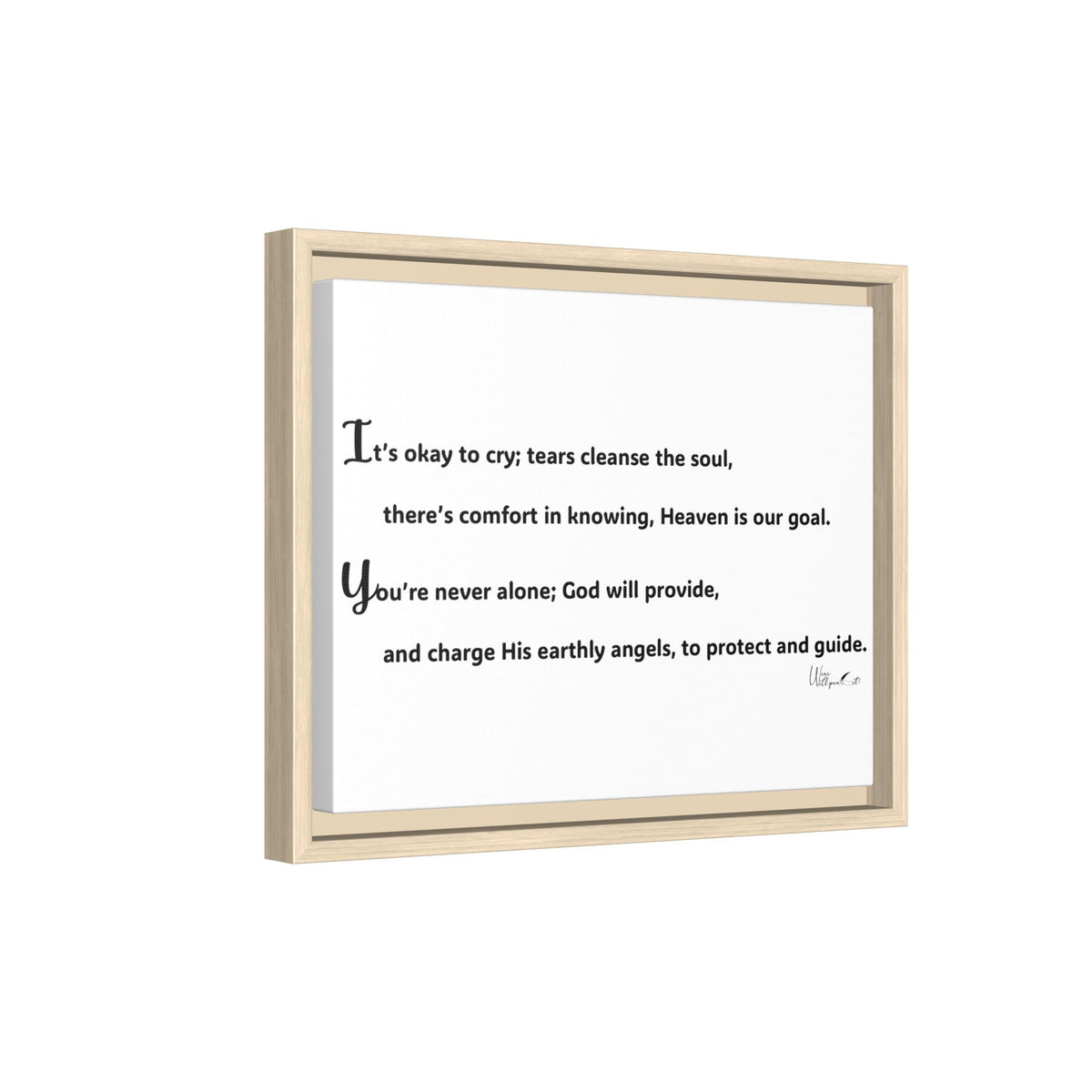 Matte Canvas, Framed (Multi-color)