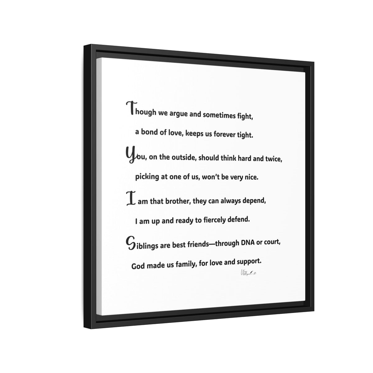 Matte Canvas, Framed (Multi-color)
