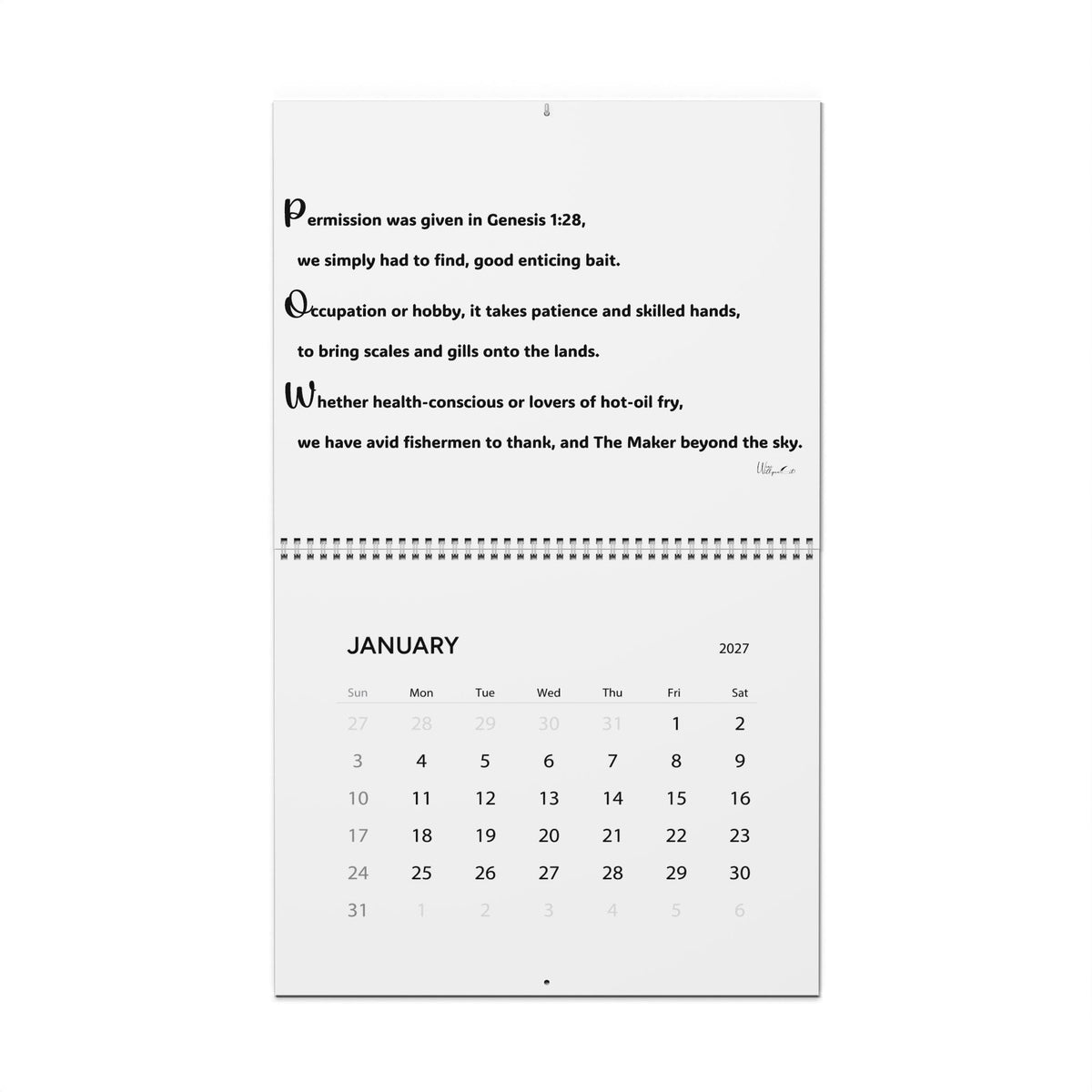 Wall Calendars (2027)