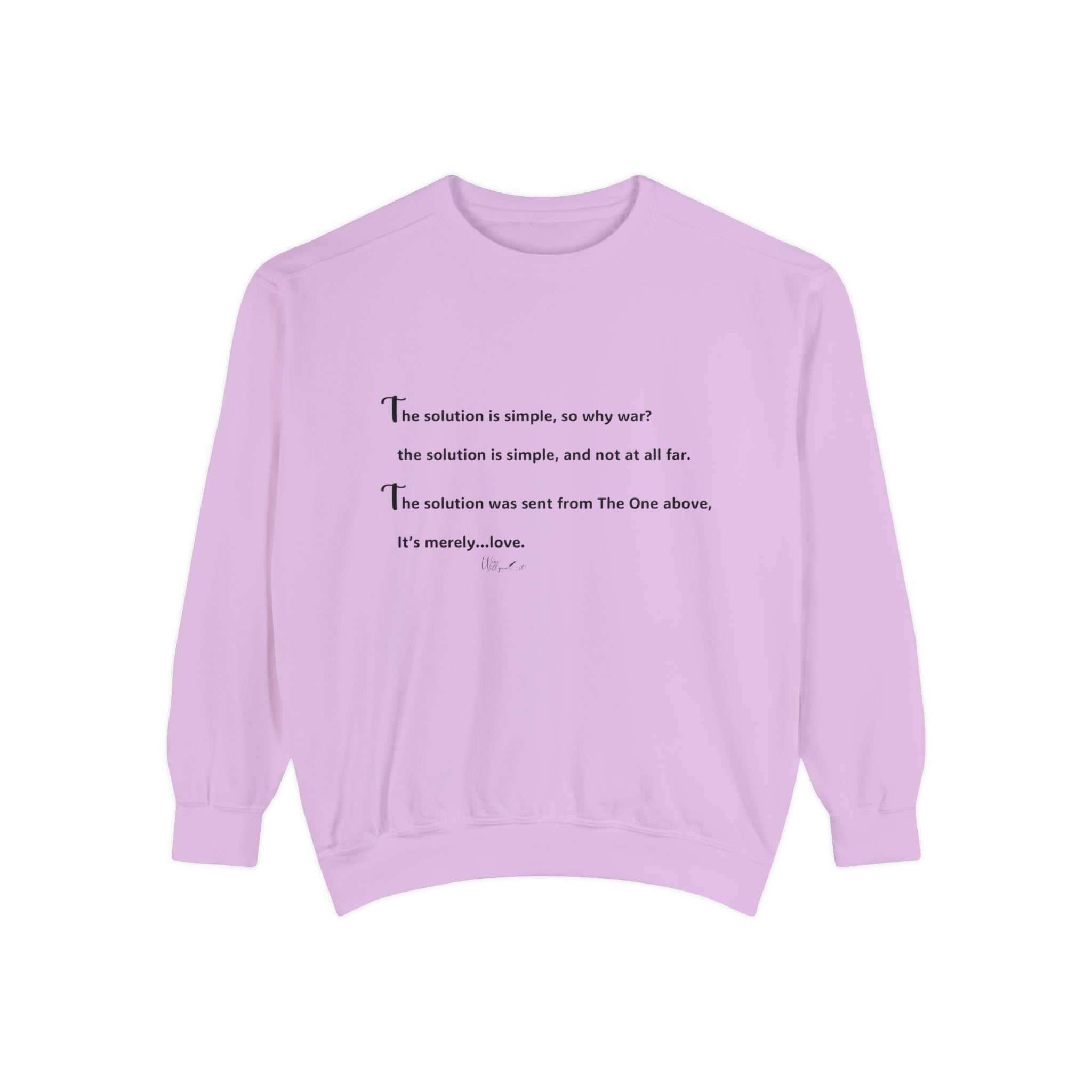 Unisex Garment-Dyed Sweatshirt