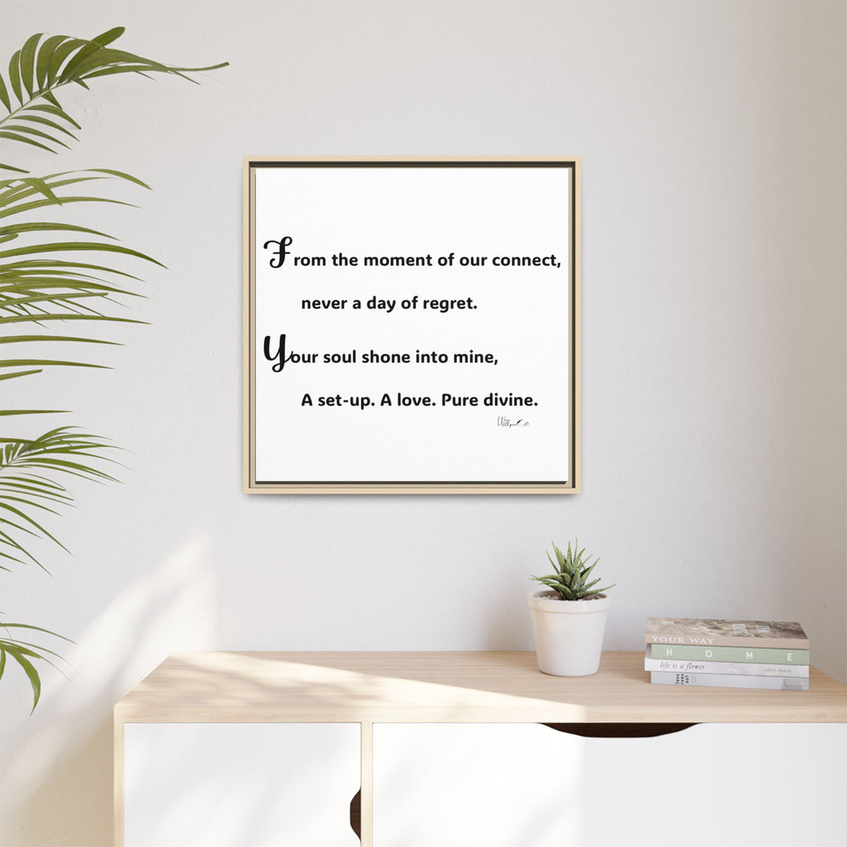 Matte Canvas, Framed (Multi-color)