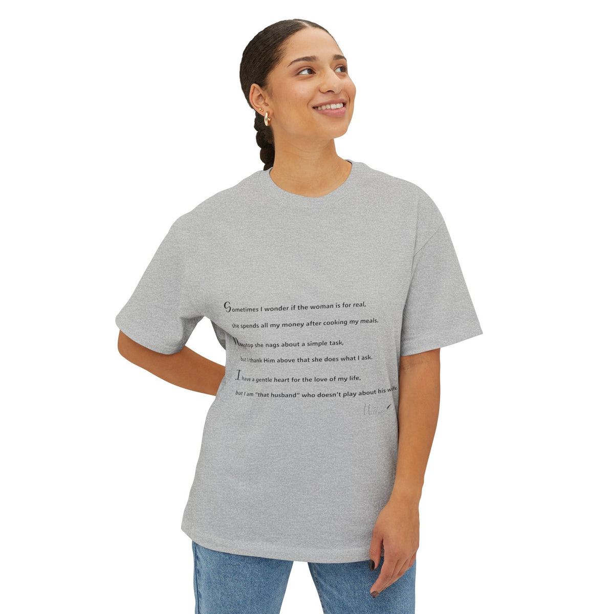 Unisex Oversized Boxy Tee