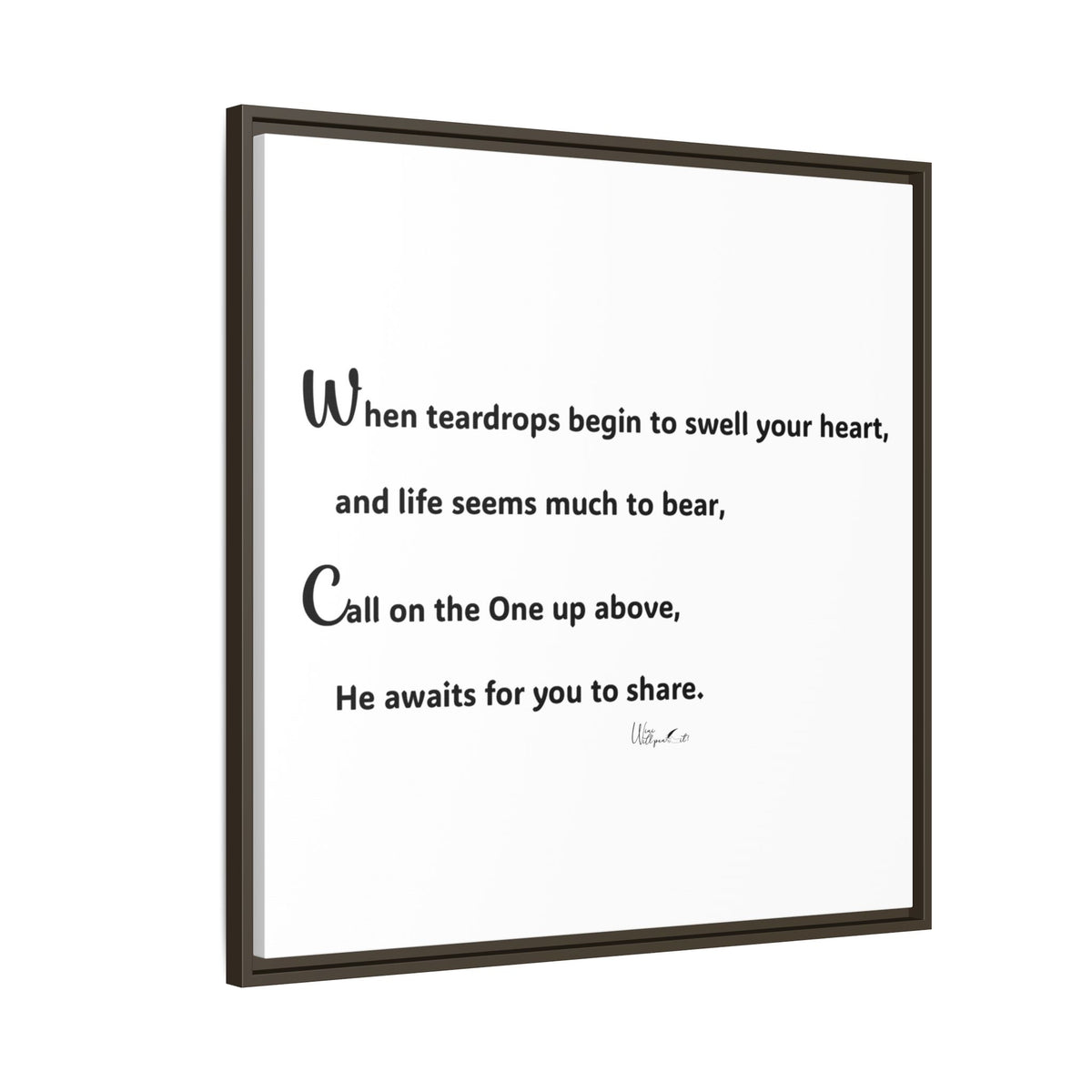 Matte Canvas, Framed (Multi-color)