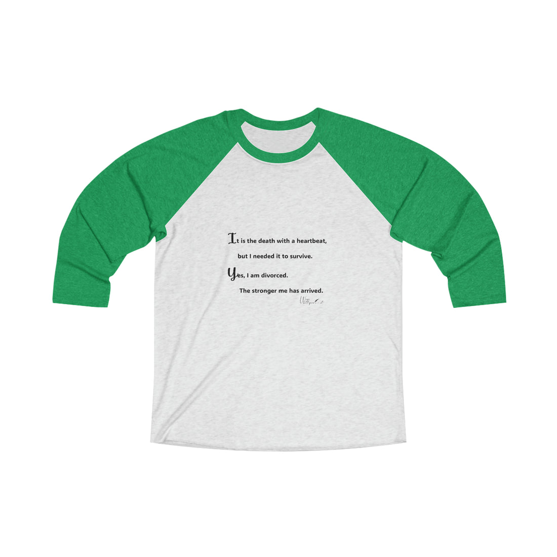 Unisex Tri-Blend 3\4 Raglan Tee