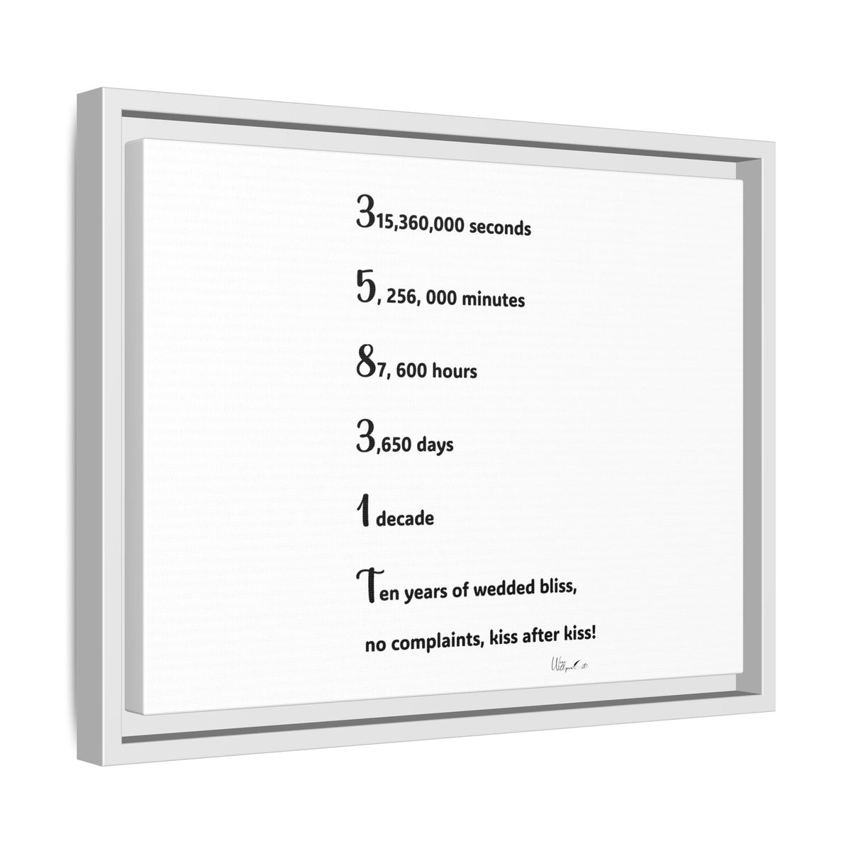 Matte Canvas, Framed (Multi-color)