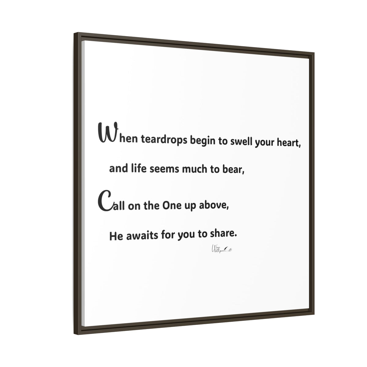 Matte Canvas, Framed (Multi-color)