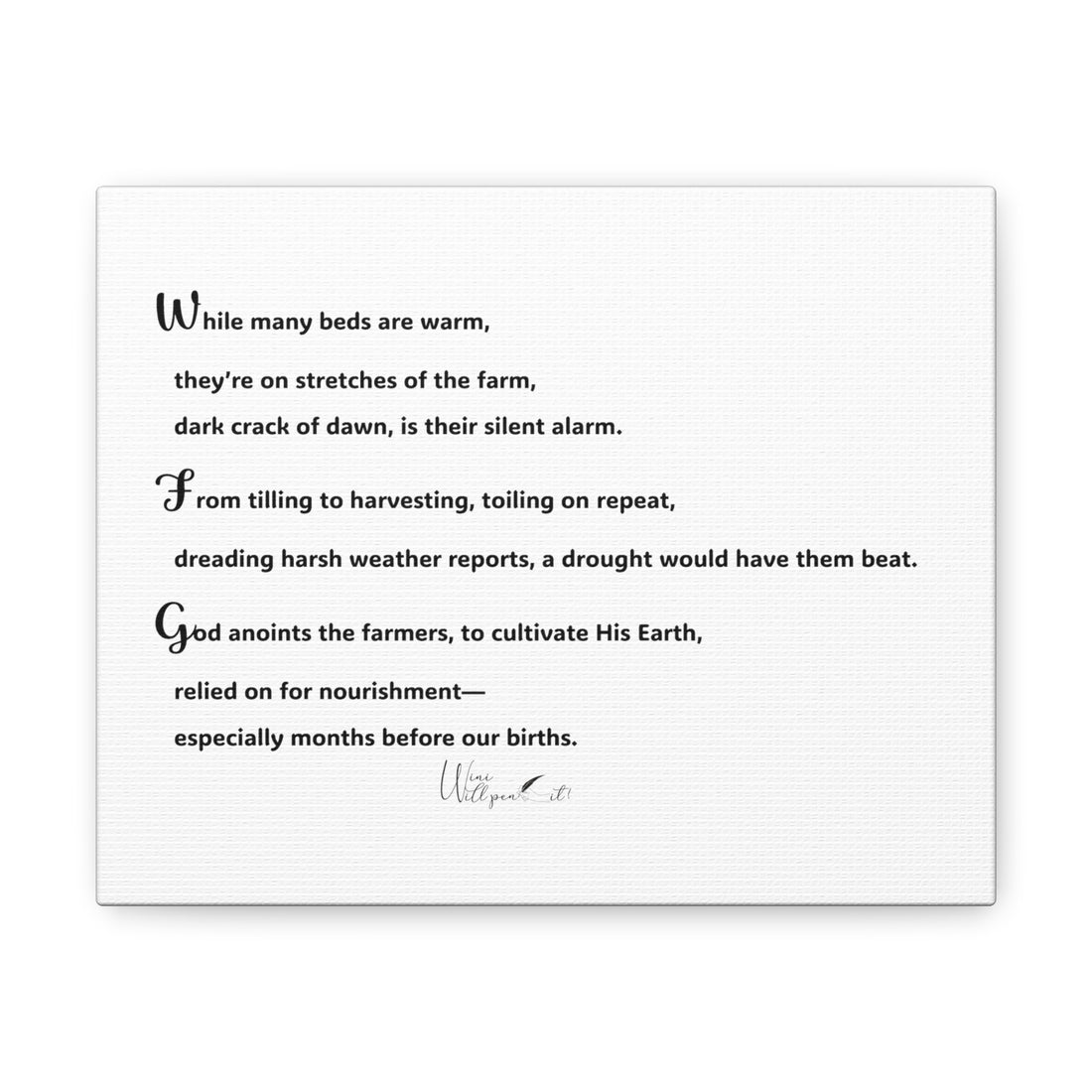 Canvas Gallery Wraps