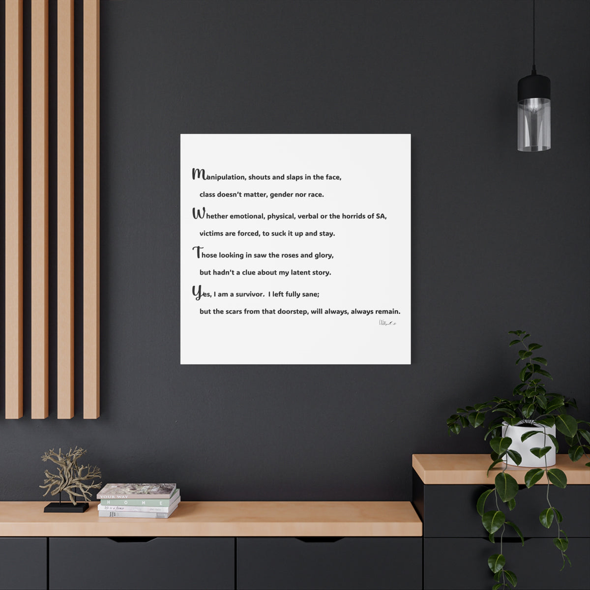 Matte Canvas, Stretched, 1.25"
