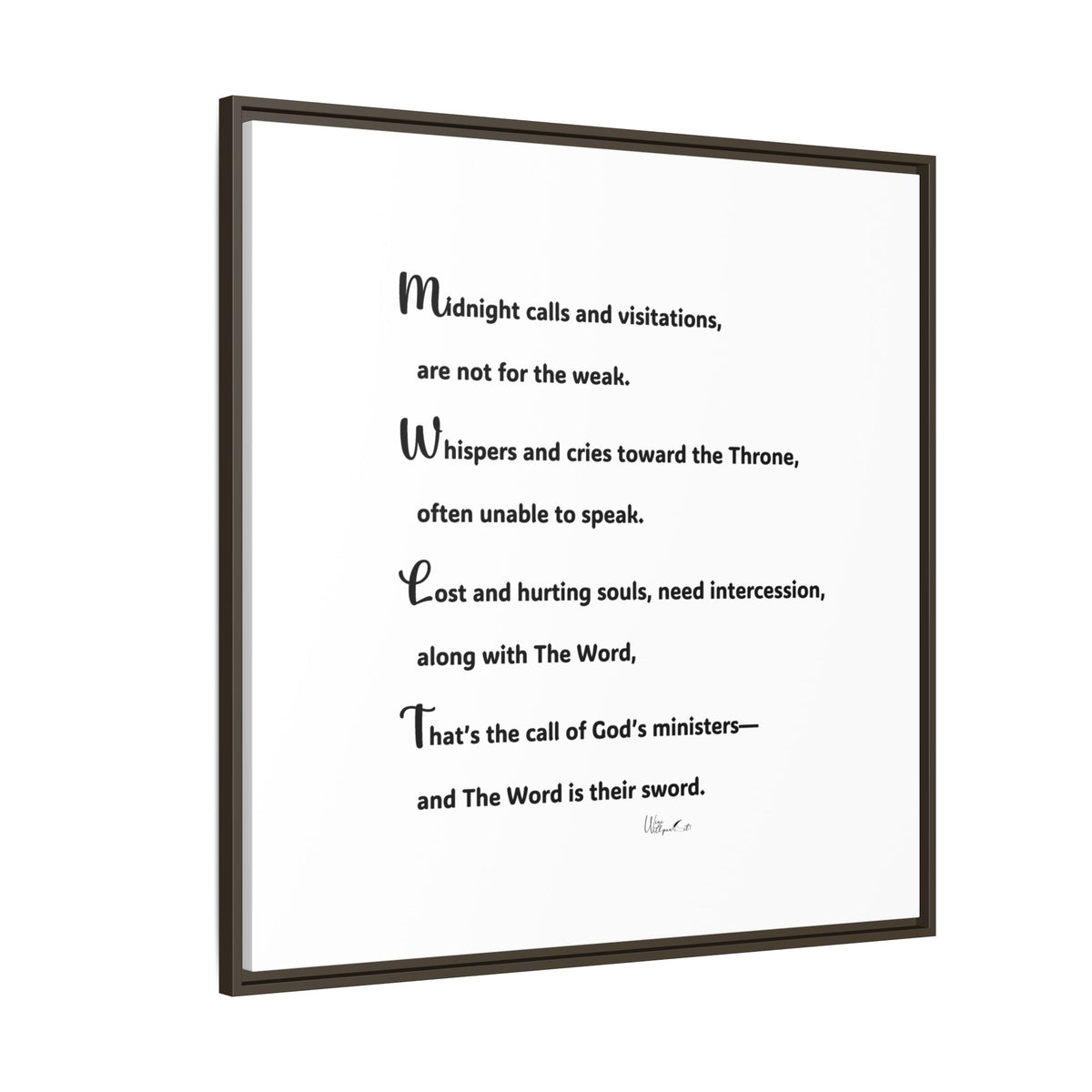 Matte Canvas, Framed (Multi-color)