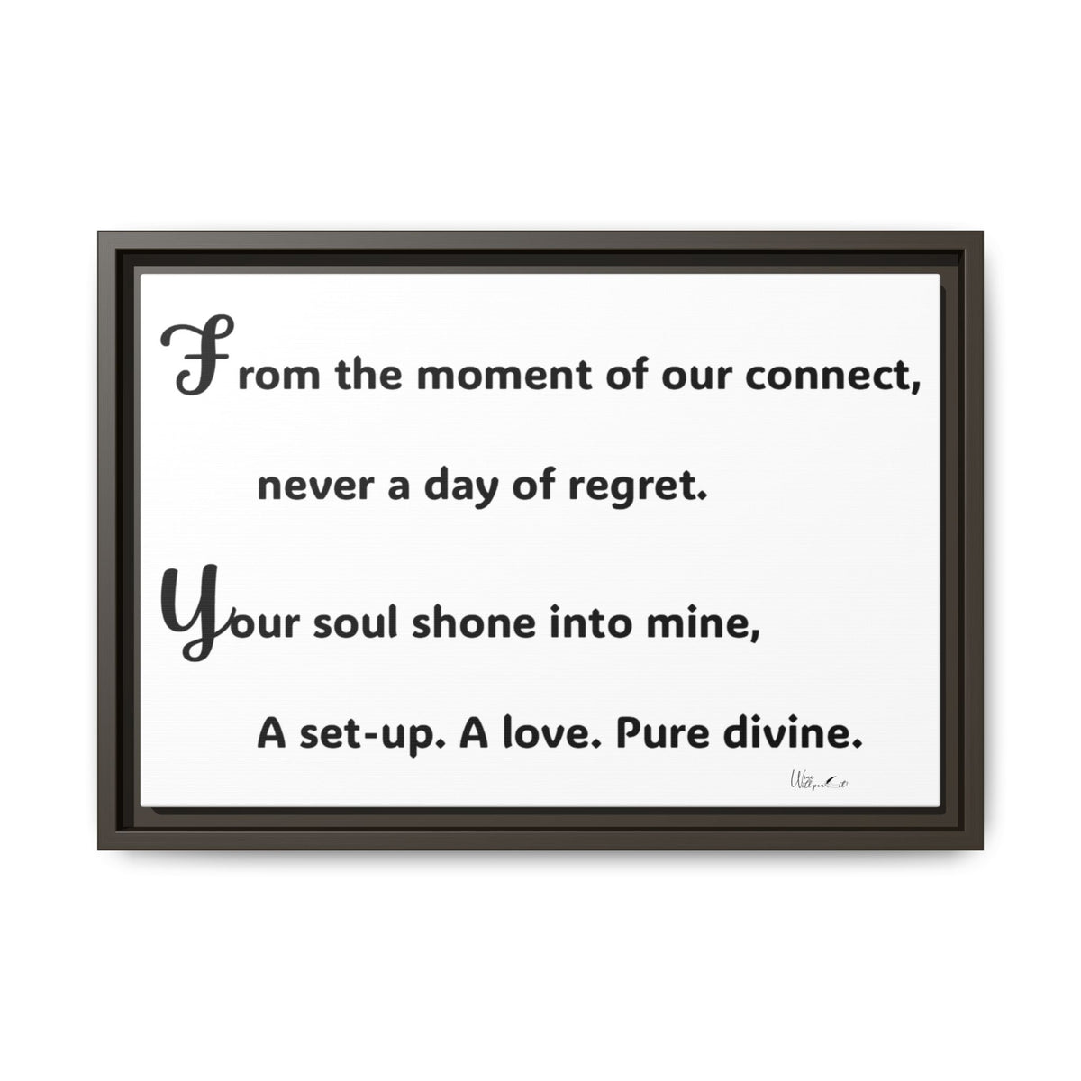 Matte Canvas, Framed (Multi-color)