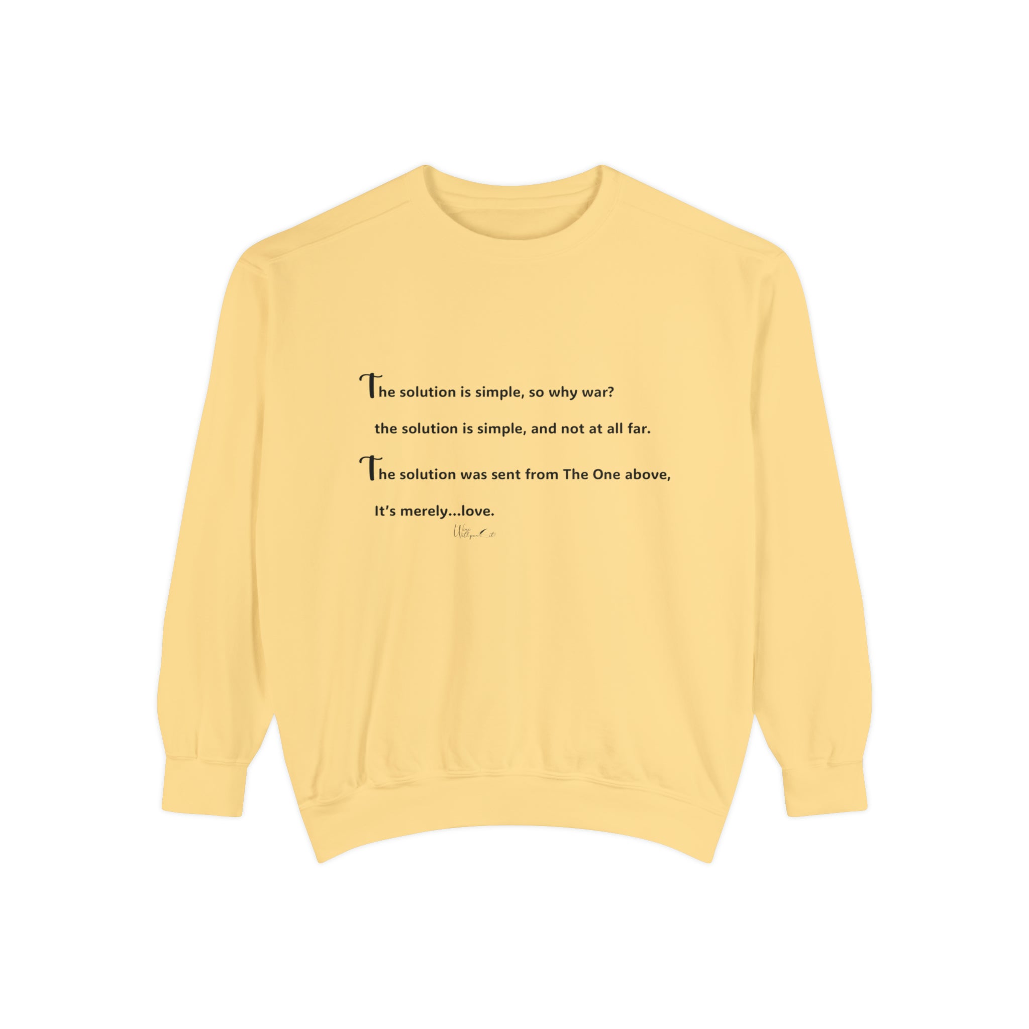 Unisex Garment-Dyed Sweatshirt