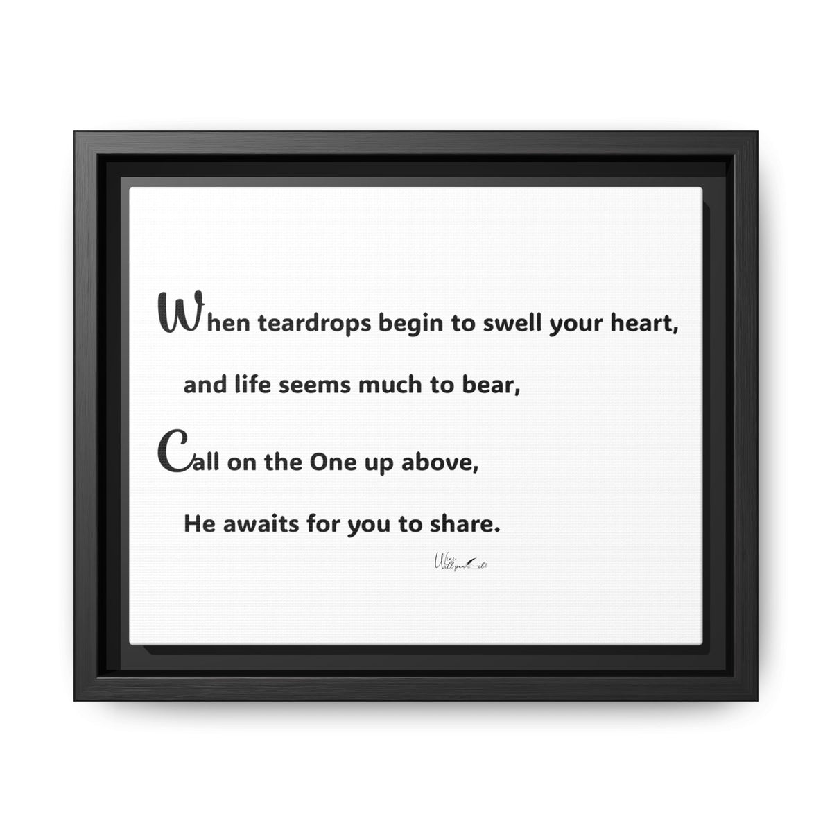 Matte Canvas, Framed (Multi-color)