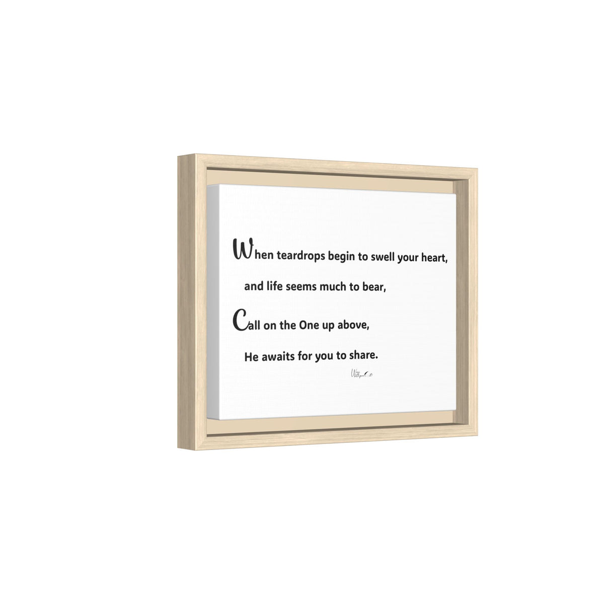 Matte Canvas, Framed (Multi-color)