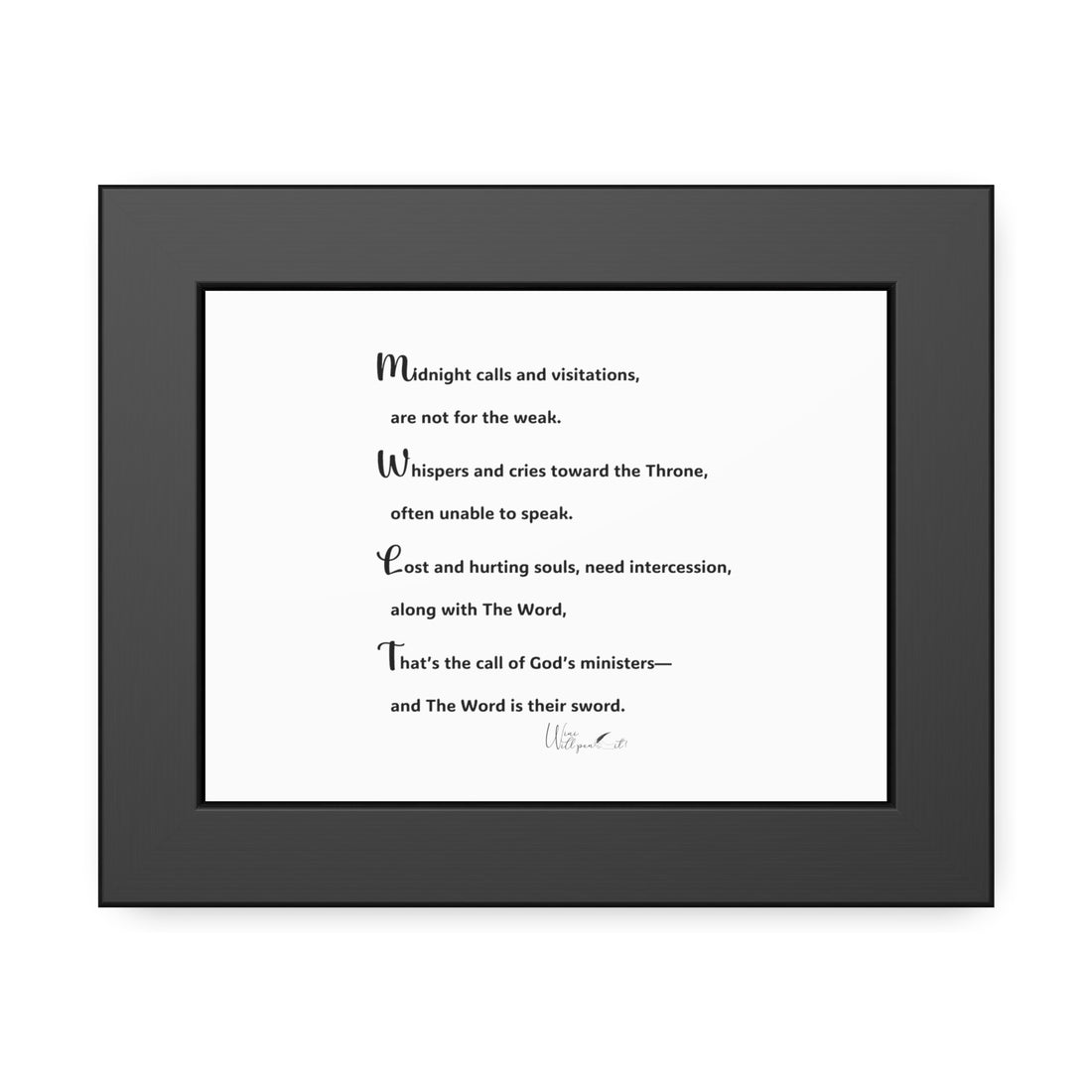 Framed Paper Posters