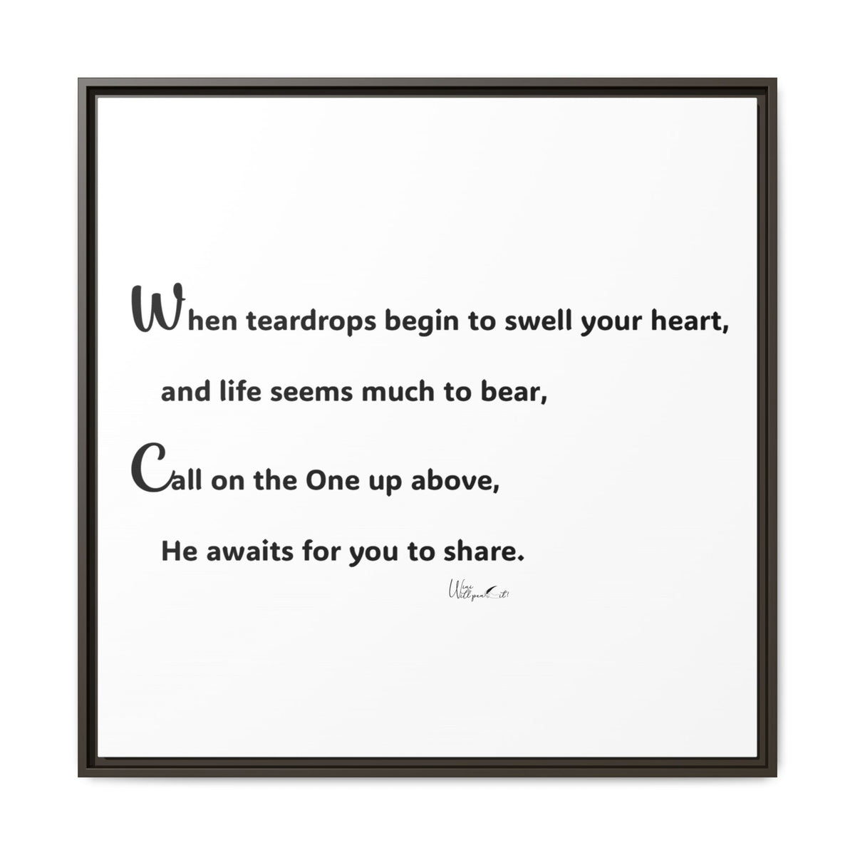 Matte Canvas, Framed (Multi-color)