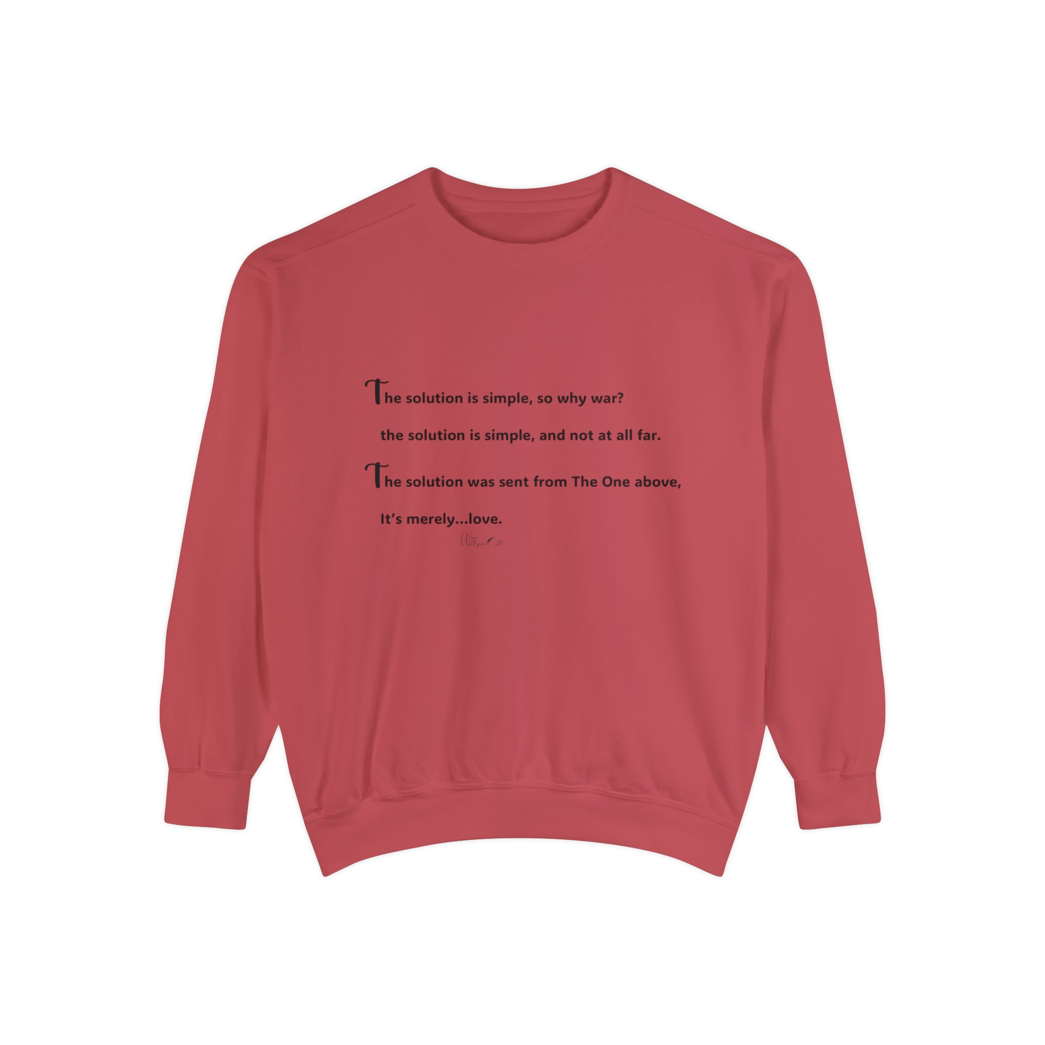 Unisex Garment-Dyed Sweatshirt