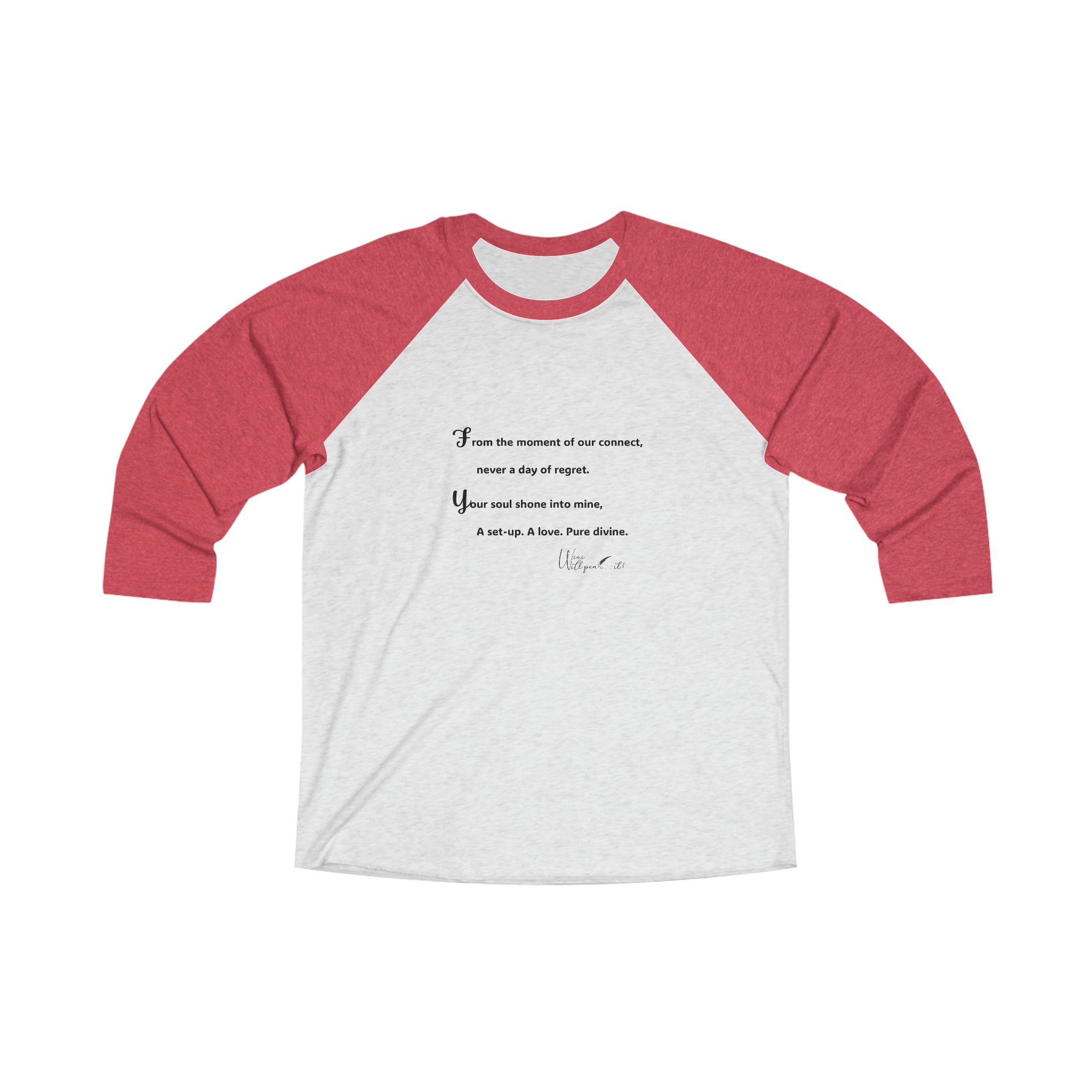 Unisex Tri-Blend 3\4 Raglan Tee